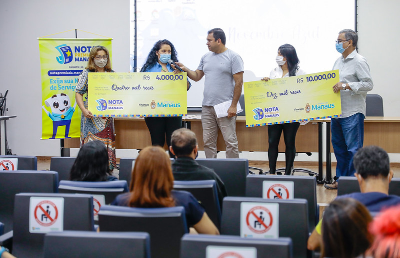 Prefeitura divulga ganhadores da campanha Nota Premiada Manaus