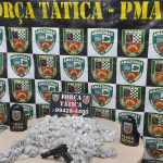 Força Tática desmonta boca com mais de 7,3 mil porções de drogas no Jorge Teixeira
