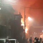 Bombeiros controlam incêndio na Vila da Prata