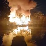 Incêndio destrói dez casas no bairro São Jorge, na noite desta terça-feira