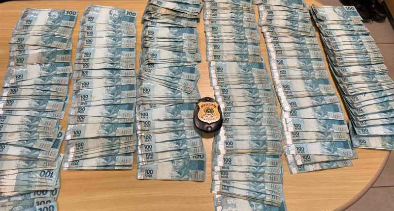 PF apreende R$ 60 mil no aeroclube com irmã de candidata a deputada estadual