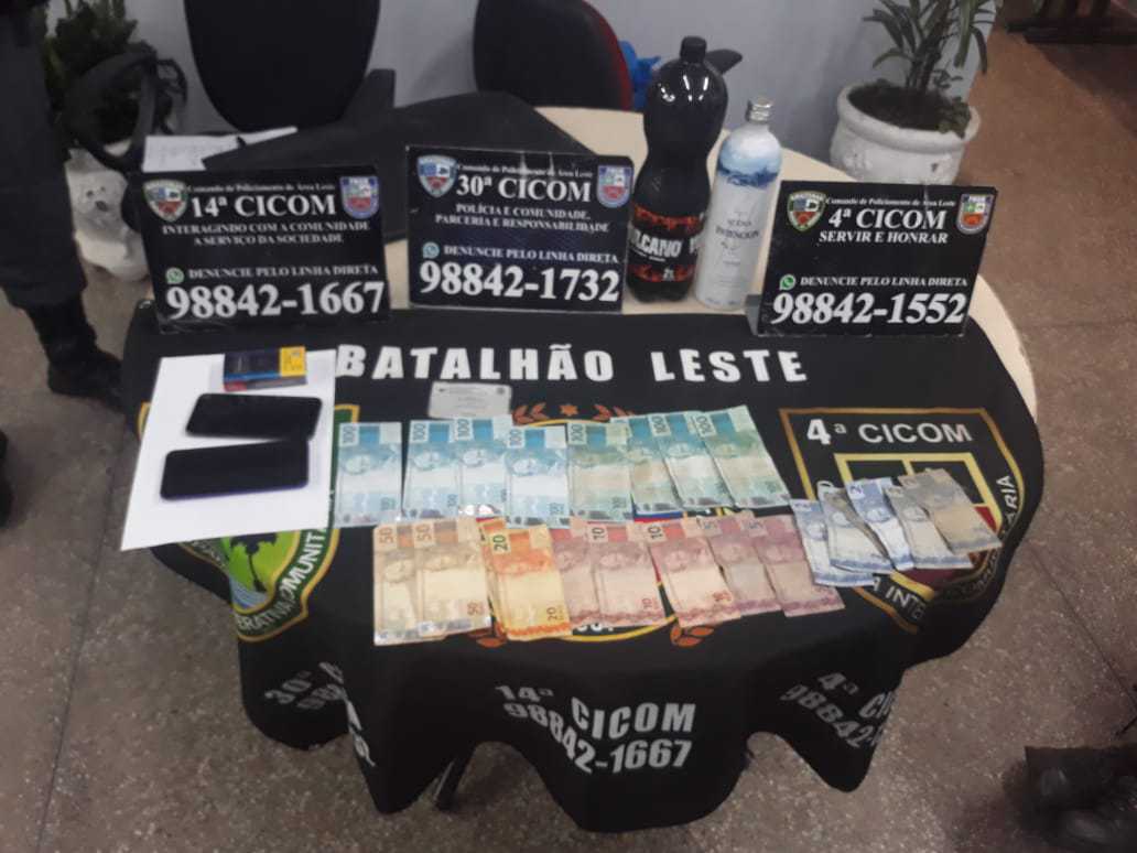 Dupla é presa repassando quase R$ 1 mil em notas falsas em comércio no Jorge Teixeira