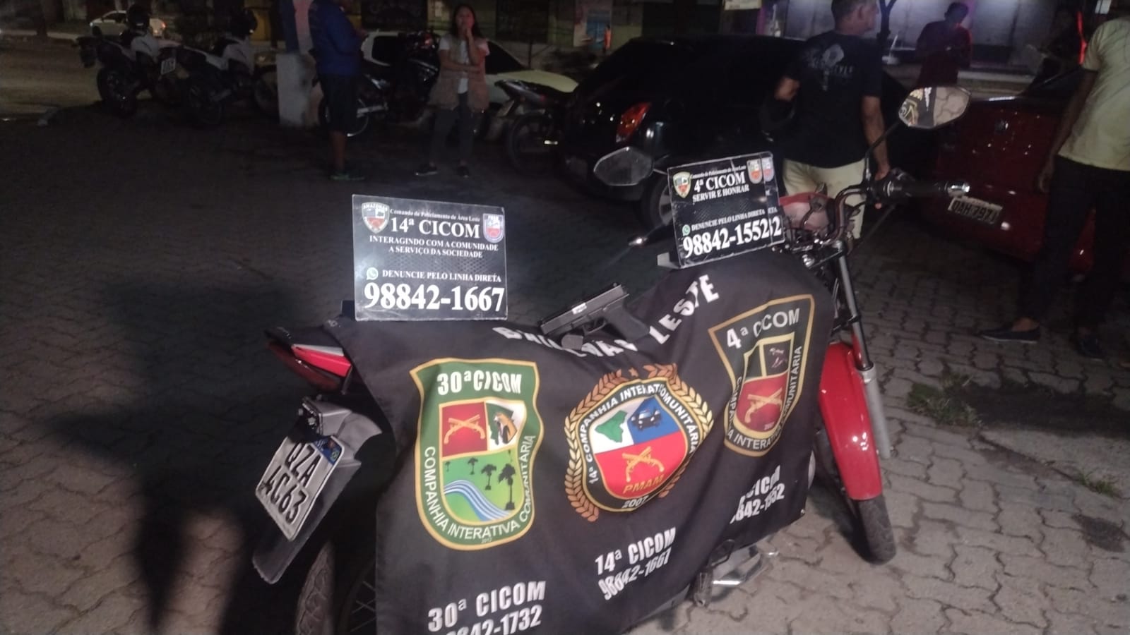 Casal é preso por roubo de motocicleta na Cidade de Deus