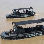 Duas novas embarcações reforçam frota de lanchas blindadas da polícia no Amazonas