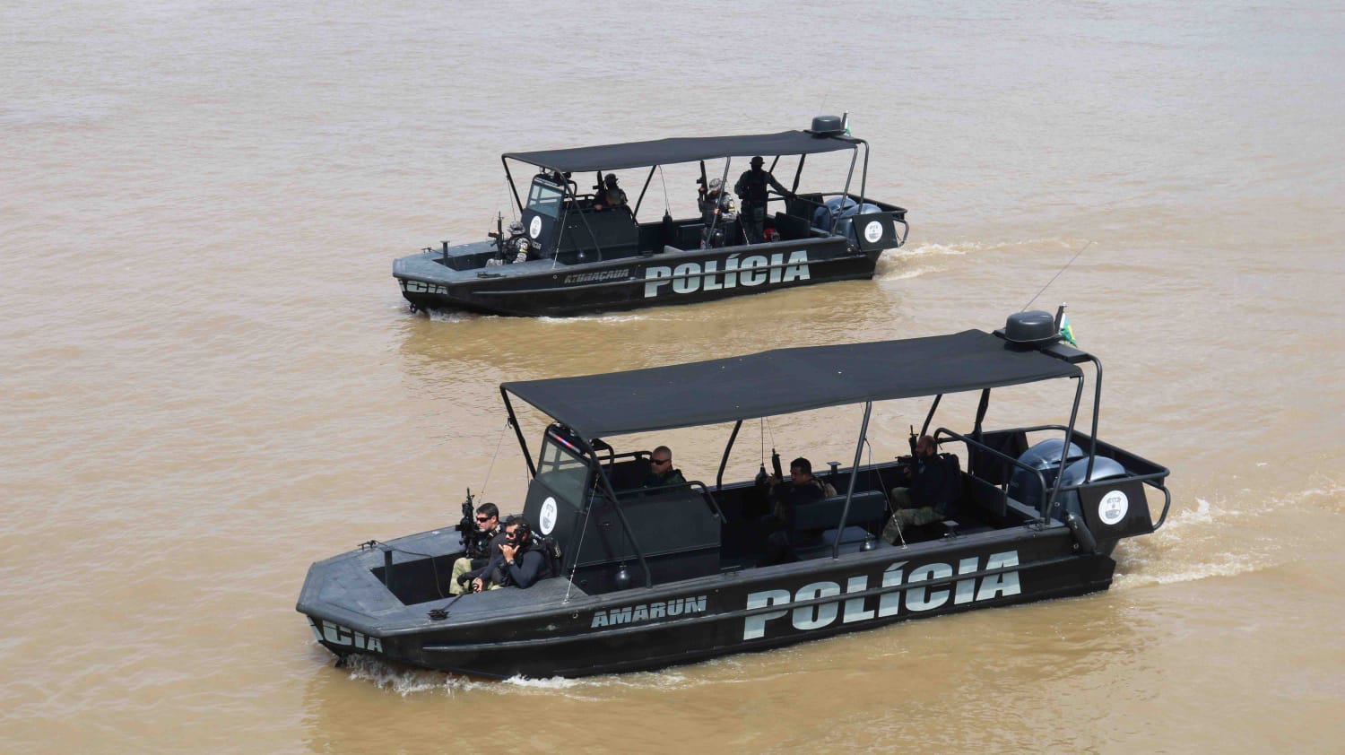 Duas novas embarcações reforçam frota de lanchas blindadas da polícia no Amazonas