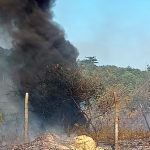 Incêndio em lixão assusta moradores no Jorge Teixeira