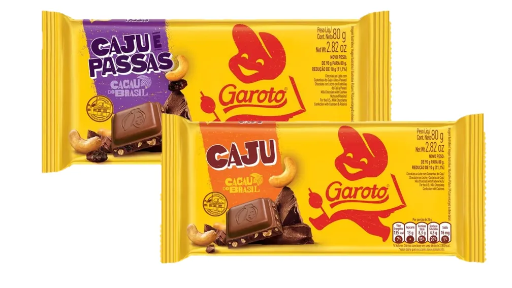 Lotes de chocolate Garoto têm comercialização proibida após suspeita de contaminação por vidro