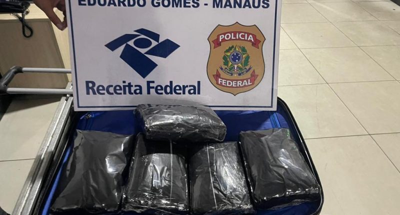 Mulheres são presas embarcando dez quilos de skunk no Aeroporto de Manaus