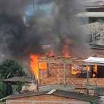 Incêndio destrói casa no São Jorge