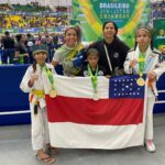 As lutadoras da etnia Kokama trouxeram medalha de ouro para o Amazonas