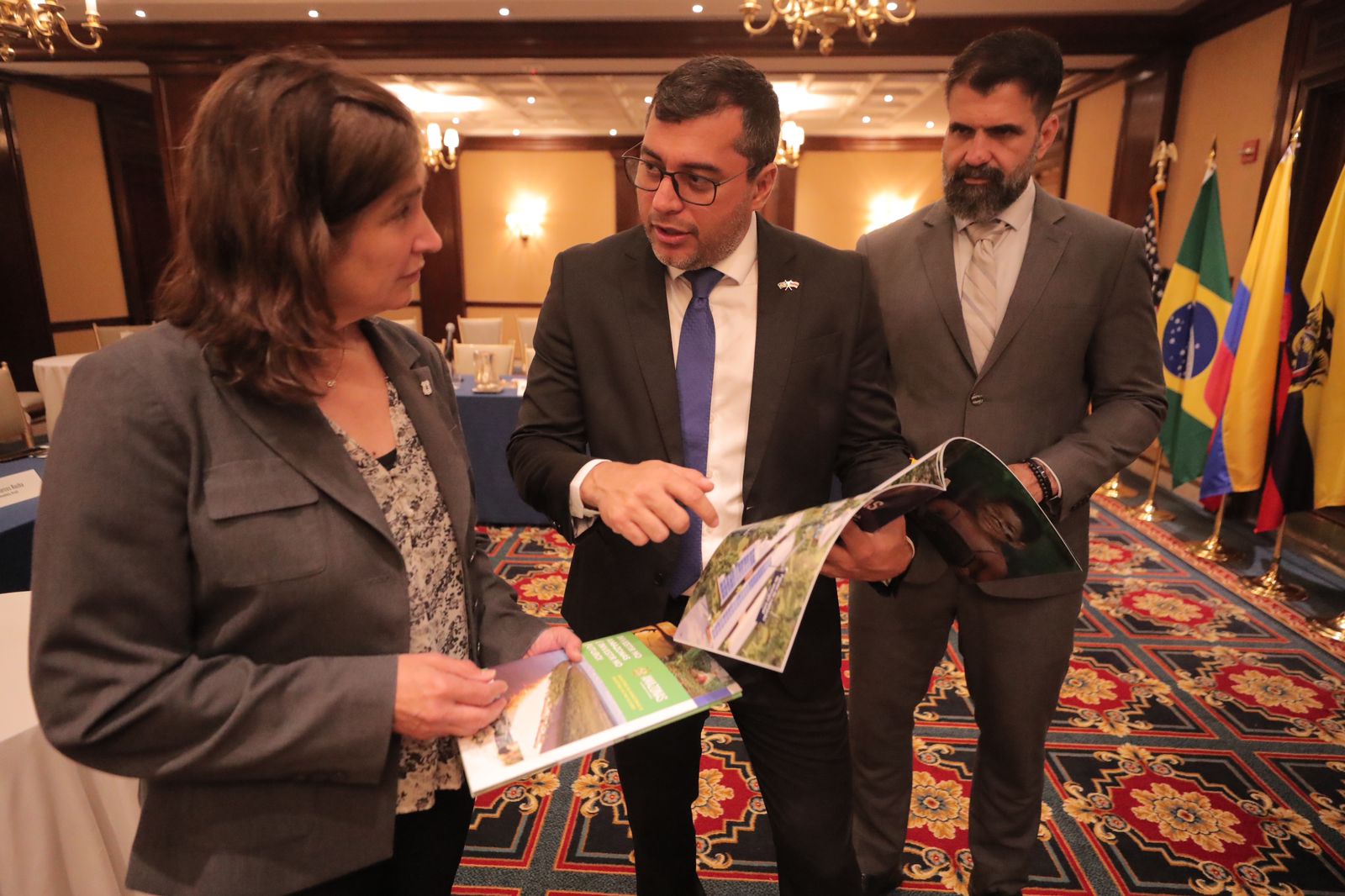 Missão nos Estados Unidos, que reúne integrantes da Força-Tarefa de Governadores para o Clima e Floresta, prospecta parcerias para implementação do Manaus Action Plan