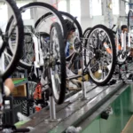 Produção de bicicletas em alta