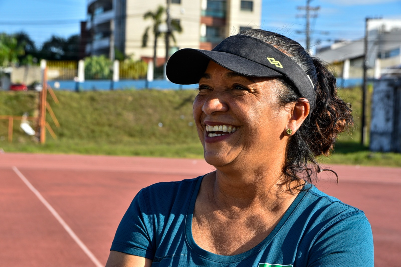 Margareth Bahia é atual técnica do recordista brasileiro no lançamento de dardo, Pedro Nunes