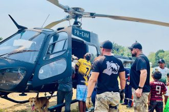 Idoso isolado pela seca é resgatado no Amazonas