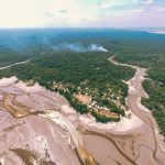Seca no Amazonas perto do fim