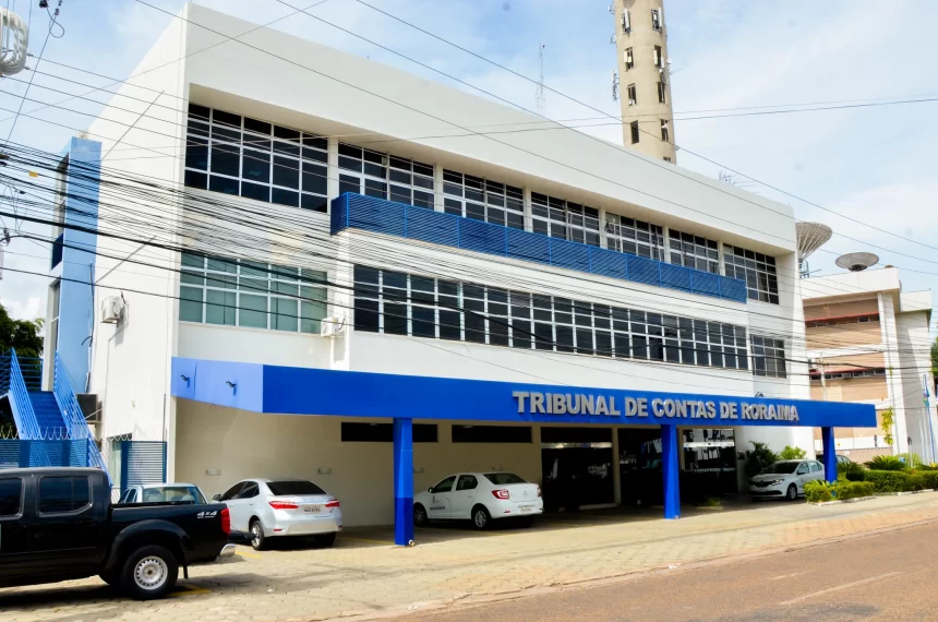 Fachada do TCE-RR que vai realizar concurso