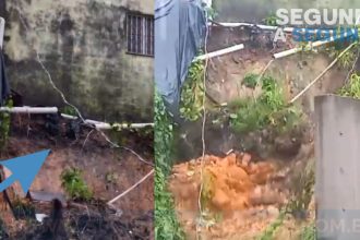 Deslizamento no Petrópolis