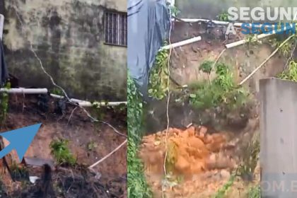 Deslizamento no Petrópolis