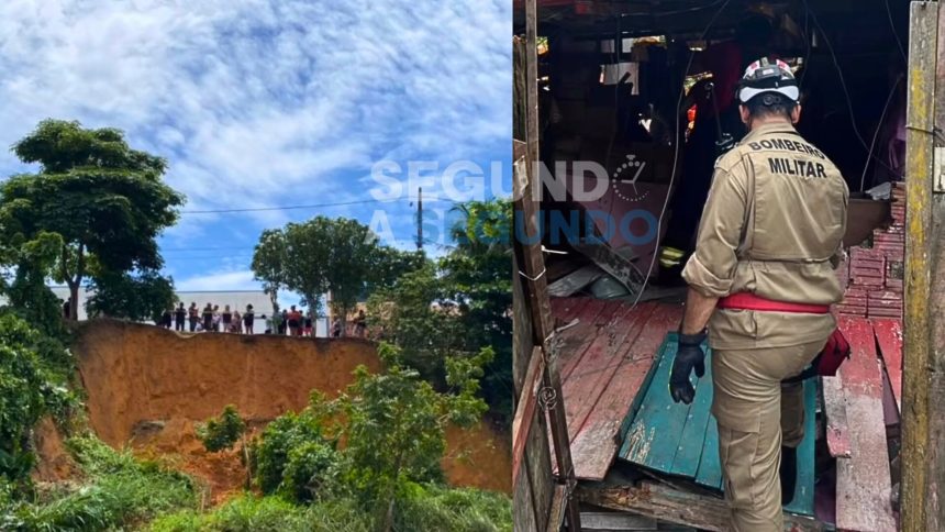 Duas pessoas desaparecidas em deslizamento em Manaus