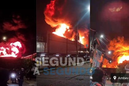 Ambev atingida por incêndio