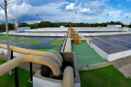 Obras rede de esgoto em Manaus