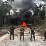 Aeronaves usadas pelo crime organizado são queimadas no AM