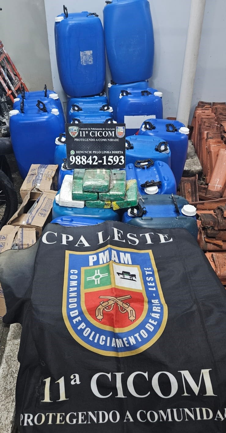 Laboratório de drogas no Coroado é fechado pela Polícia Militar