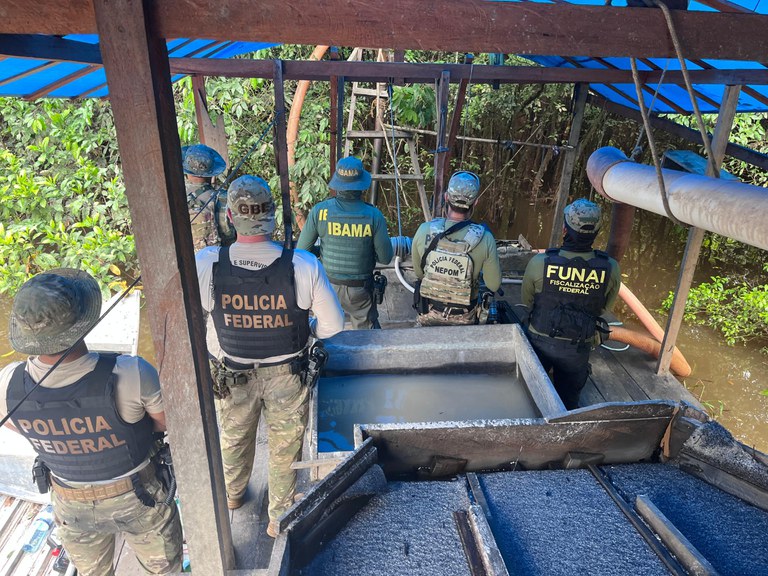 Operação contra garimpo ilegal no Vale do Javari