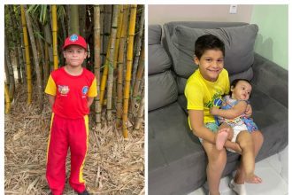 Bombeiro Mirim salva irmã de um ano que se engasgou enquanto jantava