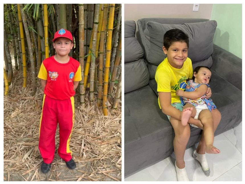 Bombeiro Mirim salva irmã de um ano que se engasgou enquanto jantava