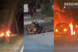 Colisão assustadora na Avenida do Turismo em Manaus