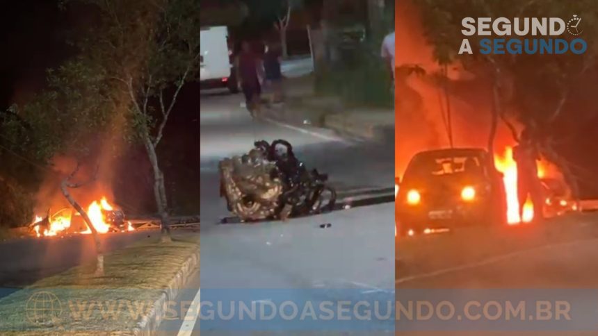 Colisão assustadora na Avenida do Turismo em Manaus