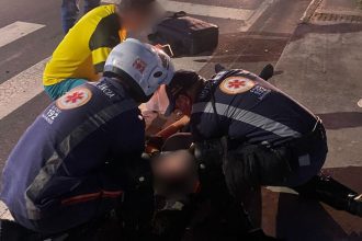 Estudante atropelada na faixa de pedestre