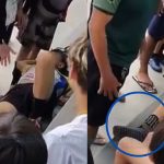 Vídeo: criança fratura tornozelo em Manaus