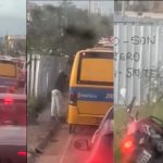 Vídeo: Amarelinho passa por cima de motocicleta