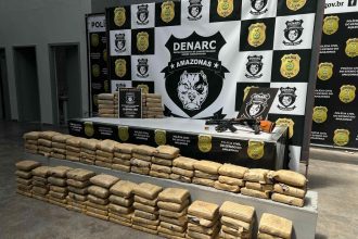 Ação policial prende homem e apreende 156kg de maconha