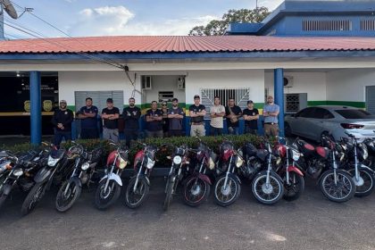 Mais de 20 motos roubadas em Manaus são encontradas em Coari
