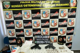Menor é pego com droga e arma falsa na zona Norte