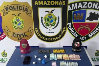 Base Arpão prende cinco homens por tráfico de drogas