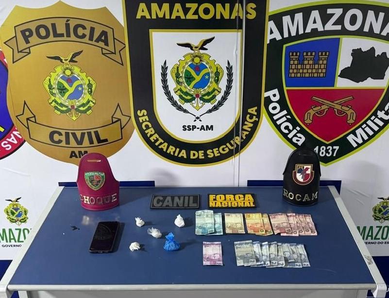 Base Arpão prende cinco homens por tráfico de drogas