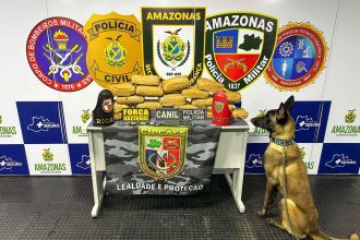 Em Coari, Base Arpão prende mulher com R$500 mil em droga