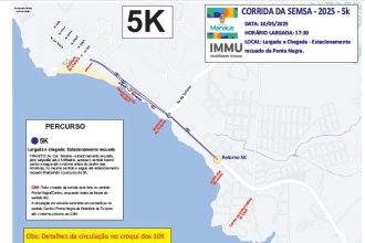Trânsito na Avenida Coronel Teixeira sofre alterações neste sábado (10)