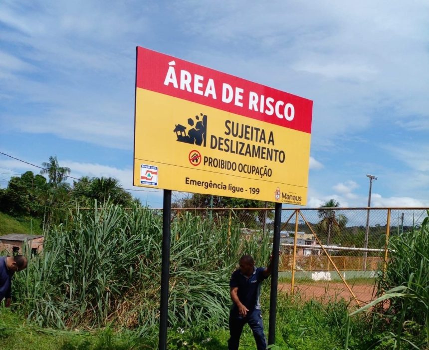 Manaus tem mais de mil áreas de risco para deslizamento