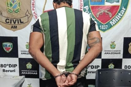 Preso homem suspeito de tentar matar desafeto com pedaço de madeira no AM