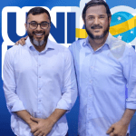 Imagem mostra Wilson Lima e Antônio Rueda