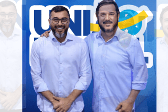 Imagem mostra Wilson Lima e Antônio Rueda