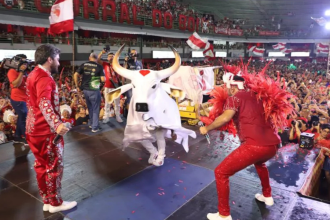 Apresentação do Garantido no Sambódromo
