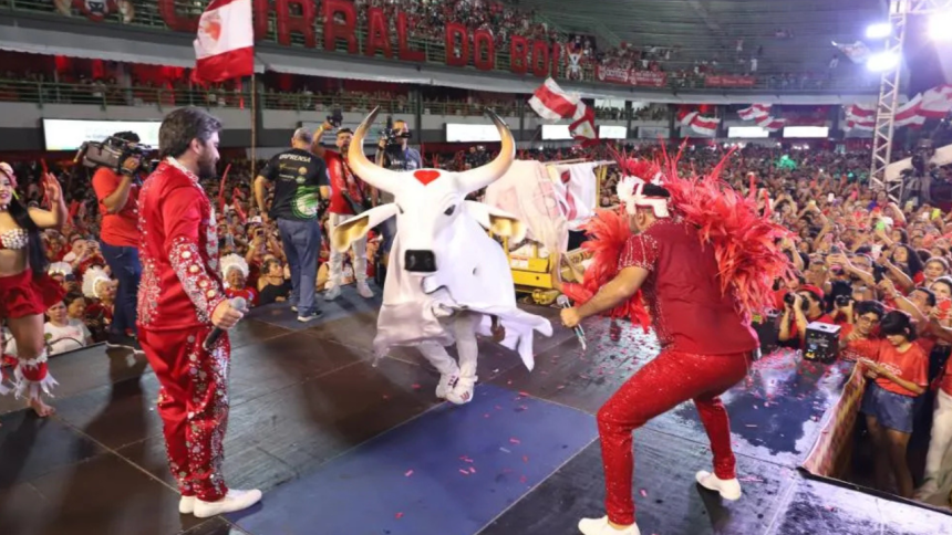 Apresentação do Garantido no Sambódromo
