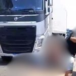 Idoso morre atropelado por carreta