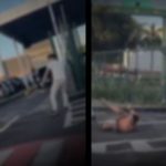 Vídeo: homens trocam socos e pedradas em avenida de Manaus